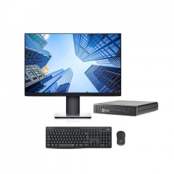 PC Completo HP EliteDesk 800 G1 MiniPC Core i5 4590T 2.0 GHz | 16GB | 240 SSD | WIN 10 PRO | LCD 22"