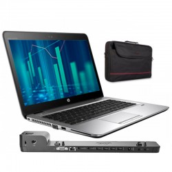 HP EliteBook 840 G3 Core i5 6200U 2.3 GHz | 128 M.2 + 240 SSD | DOCK STATION | MALA DE PRESENTE