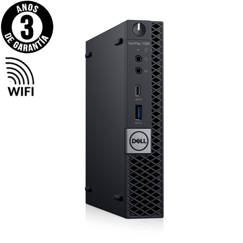 Comprar Dell Optiplex 7060 MiniPC Core i7 8700 3.2 GHz | 16GB DDR4 | 512 NVME | WIFI | WIN 11 PRO