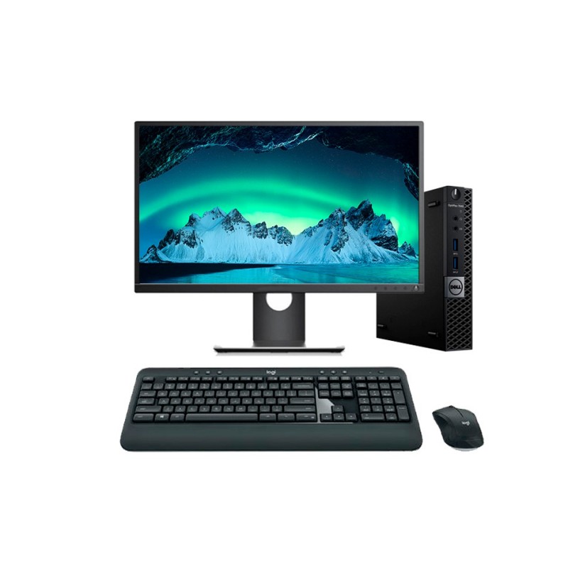 Comprar Dell Optiplex 7040 Mini PC i7 6700 3.4 GHz - ECRÃ DE 24" | 16GB | 256 NVME | TECLADO E RATO USB