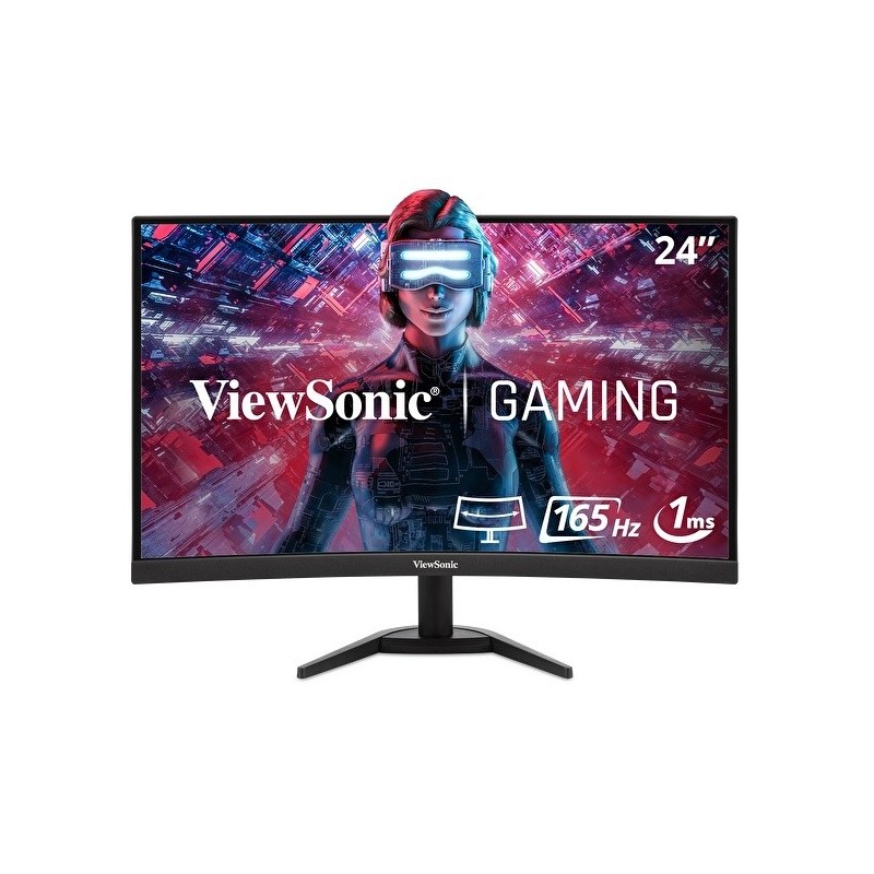 Comprar MONITOR VIEWSONIC VX2418C | 24" 1920 x 1080 FHD 165HZ | 1MS | PRETO