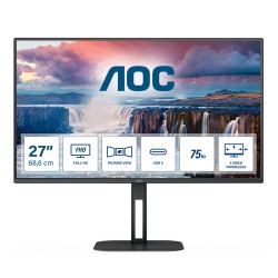 MONITOR AOC V5 27V5CE | 27" 1920 x 1080 FHD 75HZ | 1MS | PRETO