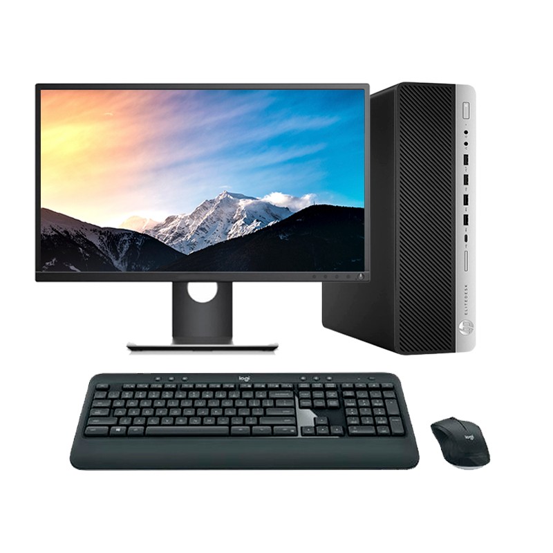 Comprar HP EliteDesk 800 G4 SFF Core i5 8500 3.0 GHz | 16GB | 256 NVME | ECRÃ 22" | TECLADO E RATO SEM FIO | WIN 11 PRO