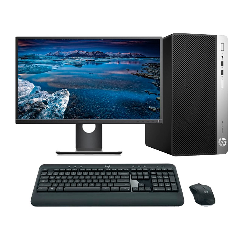 Comprar HP Prodesk 400 G4 MT Core i5 7500 3.4 GHz | 16 GB | 240 SSD | ECRÃ 22" | TECLADO E RATO SEM FIO | WIN 11 PRO