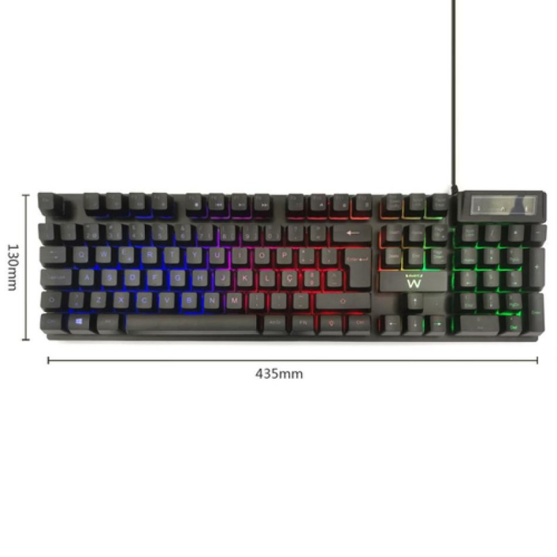 Comprar Teclado Gaming USB QWERTY Negro