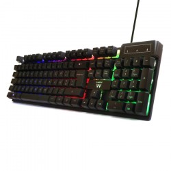 Teclado Gaming USB QWERTY Negro online